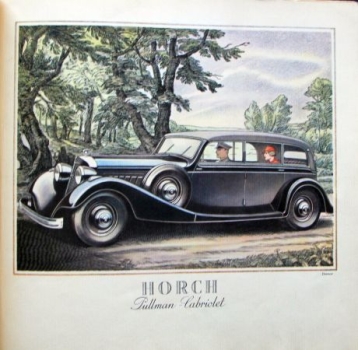 Horch 830 B Modelprogram 1935 Carbrochure (6908)